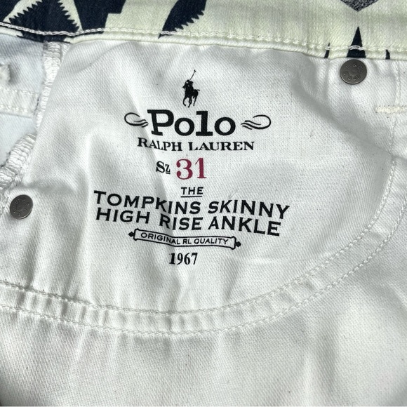 Polo Ralph Lauren Tompkins Skinny Aztec Navajo Print Jeans 31 - Picture 7 of 12